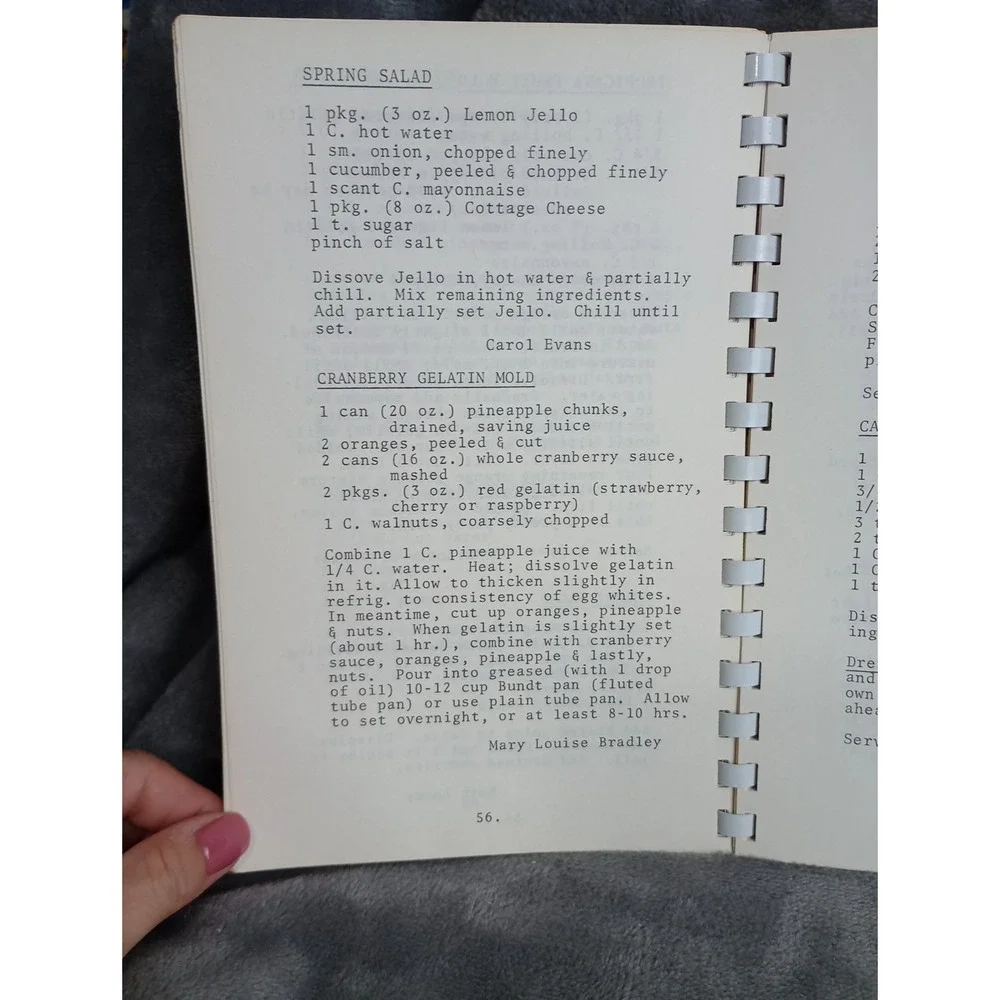 Old North Church Cookbook Marblehead Massachusetts 1978 Typed Local‎